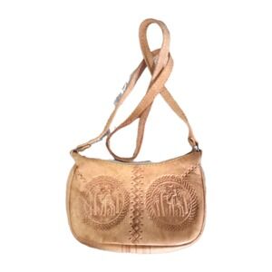 Vintage Moroccan Leather Small Shoulder Bag Purse